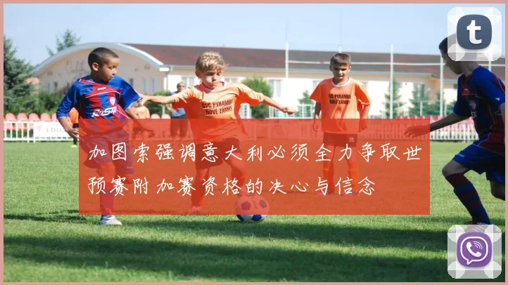 加图索强调意大利必须全力争取世预赛附加赛资格的决心与信念